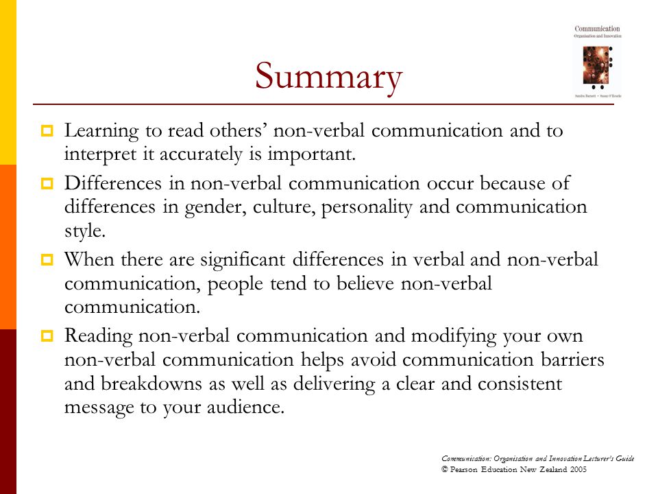 Basic Principles of Effective Communication